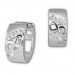 Silberdream SilberDream Creole Unendlich Zirkonia weiß 925 Sterling Silber Damen SDO383W