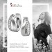 Silberdream SilberDream Creole Basic Zirkonia weiß 925 Sterling Silber Damen SDO4324W Im Verkauf