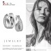 Silberdream SilberDream Creole Basic Zirkonia weiß 925 Sterling Silber Damen SDO4324W Im Verkauf