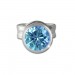 Silberdream SilberDream Ohrring Zirkonia hellblau 4mm 925 Silber Ohrstecker SDO5534H zollfrei