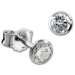 Silberdream SilberDream Ohrringe Zirkonia weiß 4mm 925 Silber Ohrstecker SDO9204W