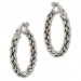 Silberdream SilberDream Creole Geflecht 925 Sterling Silber Damen Ohrring SDO67312