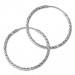 Silberdream SilberDream Creole gedreht 40mm Ohrring 925 Silber SDO87124