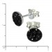 Silberdream SilberDream Ohrring Rund schwarz 925er Silber Ohrstecker GSO252S Rabatt