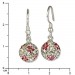 Silberdream SilberDream Glitzer Ohrringe 925 Zirkonias Blume pink GSO301 Günstig kaufen