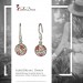 Silberdream SilberDream Glitzer Ohrringe 925 Zirkonias Blume pink GSO301 Günstig kaufen