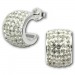Silberdream SilberDream Glitzer Creole Beauty Preciosa Kristalle weiß GSO009W