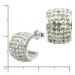 Silberdream SilberDream Glitzer Creole Beauty Preciosa Kristalle weiß GSO009W Versandkostenfrei