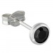 Silberdream SilberDream Ohrringe Zirkonia schwarz 4mm 925 Silber Ohrstecker SDO5534S Flash Sale