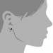 Silberdream SilberDream Ohrstecker drei Kreise schwarz 925er Glitzer Kristalle GSO600S Preisnachlass
