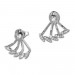 Silberdream SilberDream Ohrstecker Dangle Ear Cuff Zirkonia weiß 925 Silber Ohrringe GSO438W