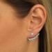 Silberdream SilberDream Ohrstecker Dangle Ear Cuff Zirkonia weiß 925 Silber Ohrringe GSO438W Muttertagsangebot