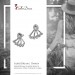 Silberdream SilberDream Ohrstecker Dangle Ear Cuff Zirkonia weiß 925 Silber Ohrringe GSO438W Muttertagsangebot