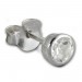 Silberdream SilberDream Ohrstecker Zirkonia Rund 4mm weiß 925 Silber SDO8508W Jubiläumsangebot