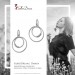 Silberdream SilberDream Ohrhänger Doppelringe 925 Sterling Silber Damen Ohrringe SDO6700J Exklusive Angebote