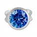 Silberdream SilberDream Ohrring Zirkonia blau 5mm 925 Silber Ohrstecker SDO5535B Große Rabatte