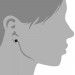 Silberdream SilberDream Ohrringe Blume 6mm Zirkonia schwarz Silber Ohrstecker SDO736S Kauf eins, bekomm eins gratis