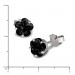 Silberdream SilberDream Ohrringe Blume 6mm Zirkonia schwarz Silber Ohrstecker SDO736S Kauf eins, bekomm eins gratis
