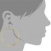 Silberdream GoldDream Creole Simply 50mm Ohrring 333 Gelbgold Echtschmuck GDO0005Y Riesige Ersparnisse