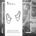Silberdream SilberDream Ear Cuff Herz Kettchen Zirkonia Ohrring Ohrklemme 925 Silber GSO454W VIP-Rabatte