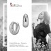 Silberdream SilberDream Creole Glanz oval 925 Sterling Silber Ohrring SDO390S Letzte 3 Tage