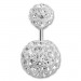Silberdream SilberDream Doppel-Ohrringe Glitzerperlen weiß Tribal Design 925 Silber SDO8516W Bis zu 50% Rabatt
