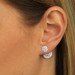 Silberdream SilberDream Doppel-Ohrringe Glitzerperlen weiß Tribal Design 925 Silber SDO8516W Bis zu 50% Rabatt