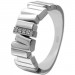 Silberdream SilberDream Ring Relief Zirkonia weiß Gr.62 aus 925er Silber Damen SDR412W62