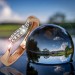 Silberdream GoldDream Gold Ring Welle Zirkonia weiß Gr.58 333er Rosegold GDR501E58 Versandkostenfrei