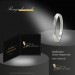 Silberdream GoldDream Gold Ring Gr.60 Swing Zirkonia weiß 333er Weißgold GDR523J60 Cyber Monday