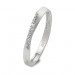 Silberdream GoldDream Gold Ring Gr.54 Swing Zirkonia weiß 333er Weißgold GDR523J54