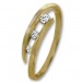 Silberdream GoldDream Gold Ring Gr.54 3er Zirkonia weiß 333er Gelbgold GDR529Y54 Online Outlet