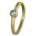 Silberdream GoldDream Gold Ring Stein Zirkonia weiß Gr.54 333er Gelbgold GDR509Y54