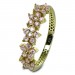 Silberdream GoldDream Gold Ring Blumen Gr.58 Zirkonia rosa 333er Gelbgold GDR544Y58