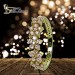 Silberdream GoldDream Gold Ring Blumen Gr.58 Zirkonia rosa 333er Gelbgold GDR544Y58 Valentinstagsangebot