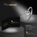 Silberdream GoldDream Gold Ring Blatt Zirkonia weiß Gr.58 333er Weißgold GDR506J58 Jubiläumsangebot