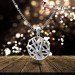 Silberdream SilberDream Ketten Anhänger Scheibe Zirkonia weiß 925 Silber SDH431W Neueste Stile