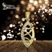 Silberdream GoldDream Kettenanhänger Blatt Zirkonia 333 Gold Anhänger Echtschmuck GDH5060Y Zeitbegrenzte Promotion
